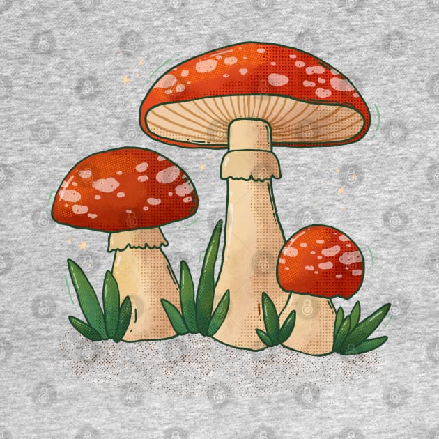 Mushrooms by Tania Tania